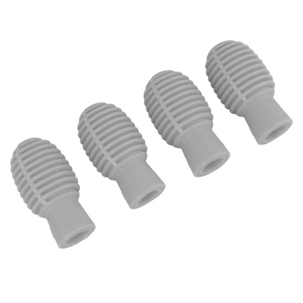 4 st Trumstick Silent Tip Silikon Trumstick Dämpare Klubba Mute Tip Instrument Tillbehör Grå
