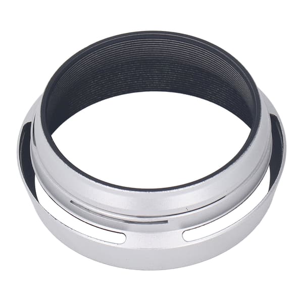 49 mm modlysblænde i aluminium sølv mat kamera modlysblænde med adapterring til X100 X100S