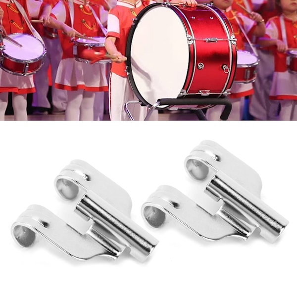 2 kpl Bass Drum -koukut Marching Claw Rauta Instrumentti Tarvike Vaihto-osa Sarja