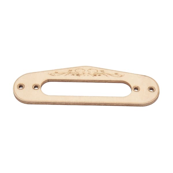Guitar Pickup Ramme Ahorn Træ Dual Coil Pick Up Montering Ring Instrument Tilbehør