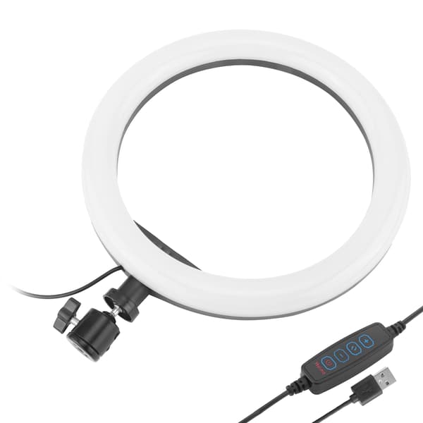 10 tommer ringformet fyldlys Live Steaming supplerende lampe Nat selfie-forbedrende lys