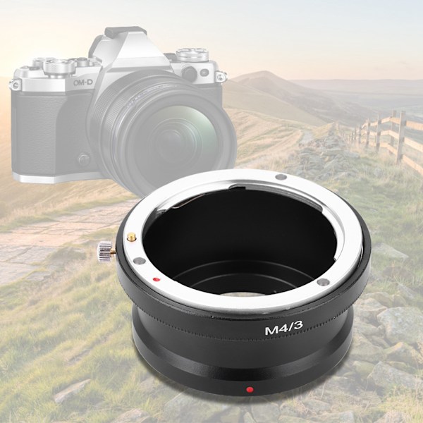 AI M4/3 manuell adapterring för Nikon AI-objektiv för Panasonic/Olympus M4/3-kameror