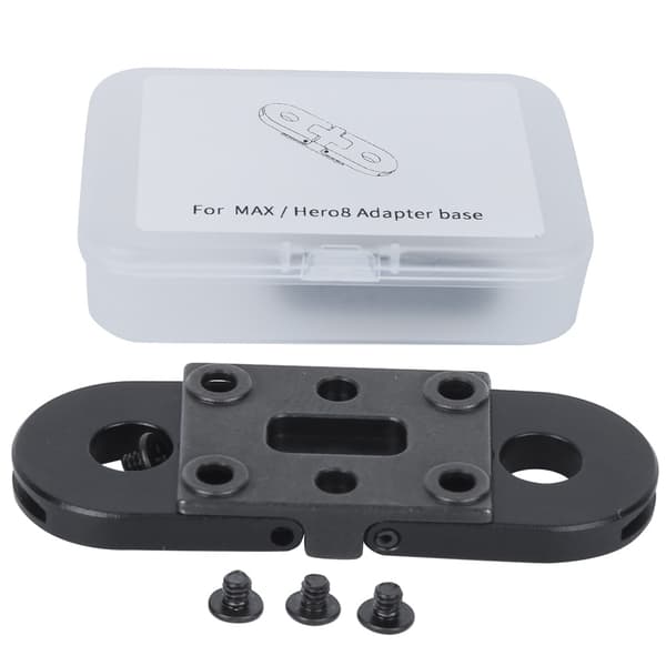 För GOPRO 8/Max Action Camera Bas Bärbar 1/4in Skruv Metall Montering Bas Svart