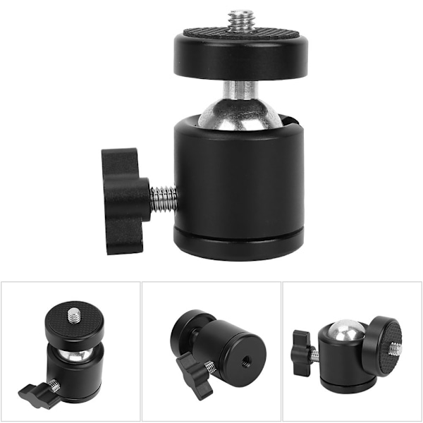 ADAI Mini Stativ Kulled Stativfäste 360 Graders Rotationsadapter för Kamera Mobiltelefon