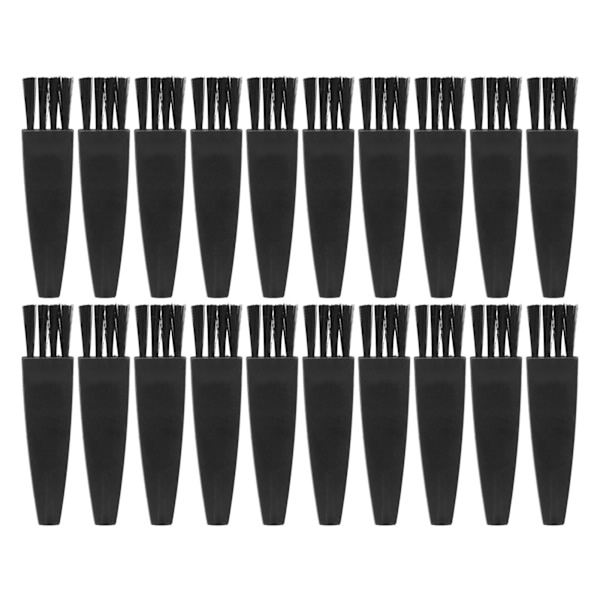 20 st Shaver Brush Multifunktionell Mjuk Borst Hållbar PP Bekväm Handtag Rakborste för Apparat Dator
