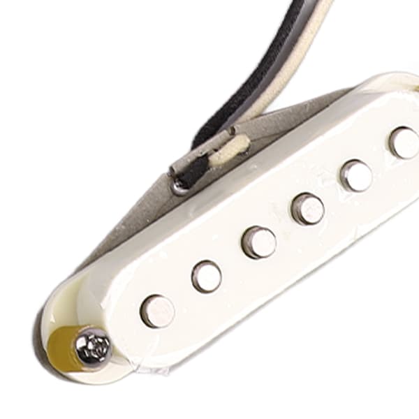 3 st ljusgula single coil elektriska gitarr pickup med skruvmagnet elektrisk gitarr pickup elektronik 52mm