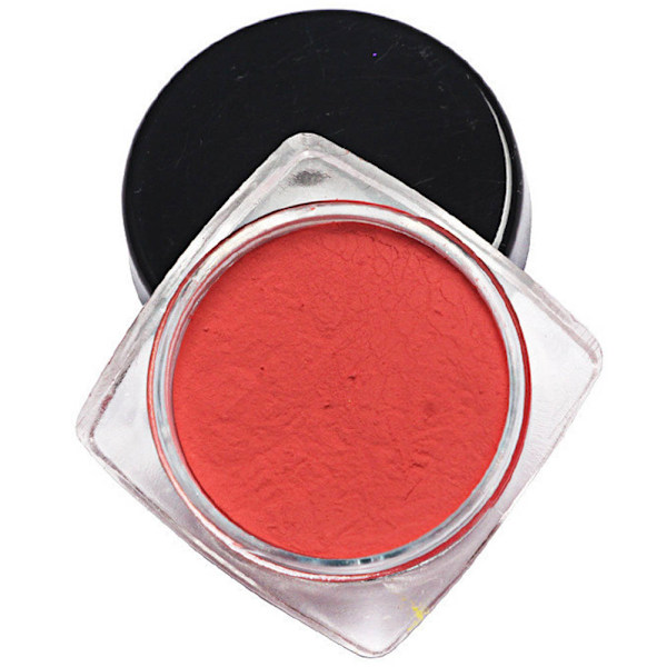 Temperaturförändring Färg Glitter Manikyr Nagelkonst Gradient Pulver & Smear Stick 7#Röd