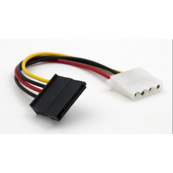 Seriel optisk drev harddisk SATA strømkabel til D-type 4-pin SATA til IDE computer chassis intern adapter ledning, 4pack