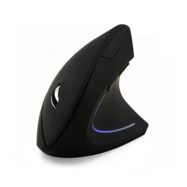 2.4G trådløs vertikal ergonomisk optisk mus, reduser håndleddsmerter, 5 knapper 3 justerbare DPI-nivåer 800/1200/1600, bedre ytelse for PC, skrivebord