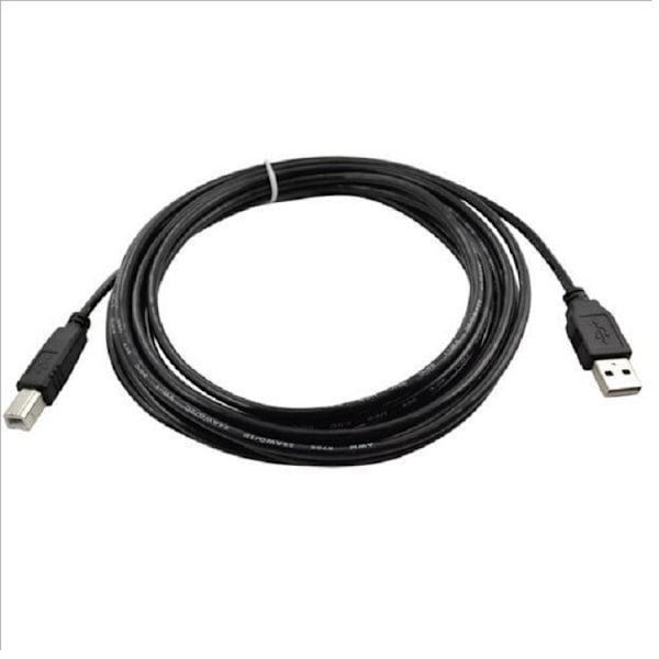 3 meter sort USB standard 2.0 firkantet port udskrivning kabel kabel printer datakabel alle kobberbånd magnetisk ring afskærmning