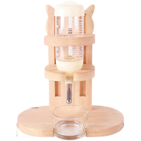 Hamster Vattenflaska Stativ för Marsvin, Möss, Chinchillor och Andra Smådjur, 80 ml Hängande Vatten Automatisk Dispenser