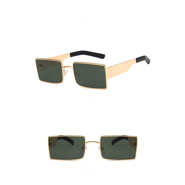 Black Lens Classic Solglasögon - Style Unisex Shades UV400 Protective Herr Dam (grön)