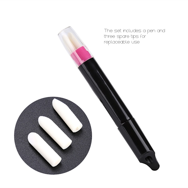 Maincure Makeup Tool Påfyllningsbar Nagellack Kant Korrigerare Remover Pen med 3 Spetsar