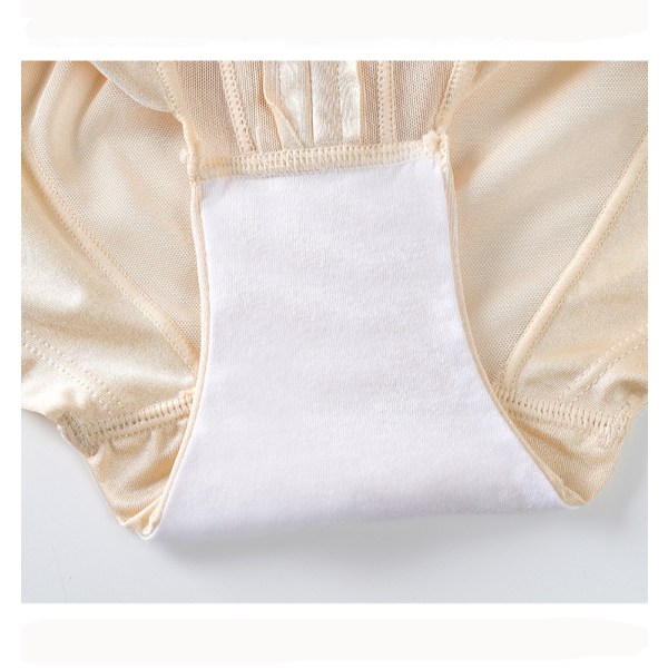 Kvinder Høj Talje Polstret Hofteforstærker Shapewear Shorts Butt Lifter Control Knickers Shaping Trusser Undertøj-Guld-M-(40~50KG)