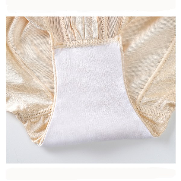 Kvinnor Hög Midja Vadderad Höftförstärkare Shapewear Shorts Stjärtlyftare Kontroll Knickers Formning Trosor Underkläder-Guld-L-(50~55KG)