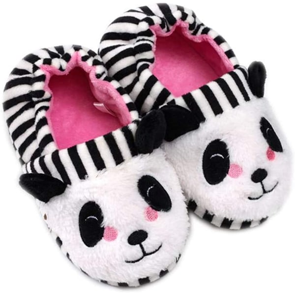 Varma tofflor för baby Tecknad Barn Vinter Inomhushushållsskor, Panda, Storlek: 7-8 Toddler