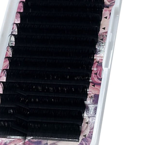 D Curl Planting False Lashes Black Grafting Eyelashes för daglig smink Cosplay Performance 0,05 D 14mm / 0,55in