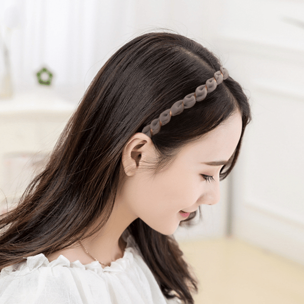 Mesh Twist Hodebånd Elegant Koreansk Stil Hårbånd Hårtilbehør Hodeplagg Prinsesse Hodeplagg Tynn Hårbøyle