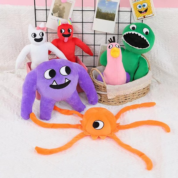 Garten of Banban Plus Plush Leke Liten Monster Dukke-(1 stk）-multicolour（25cm） multicolour （25cm）