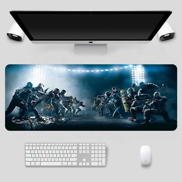 Sklisikker skrivebordsunderlag, musematte, ultra tynn stor, enkel å rengjøre bærbar PC-skriveunderlag, 31,5\" x 15,7\"