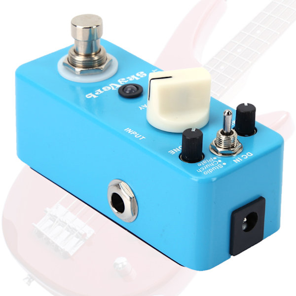 Digital Reverb Pedal True Bypass Switch Gitarr Effekt PedalDigital Reverb Gitarr Effekt Pedal