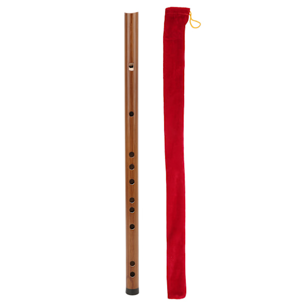 MBAT Bitter Bamboo Flute Velvet Bag Polished Professional Refined Musical Instrument ZD‑5F Key