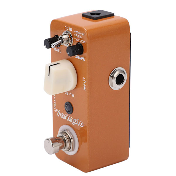 Effektpedal Varimolo Digital Tremolo Single 3 Modes Justerbart Instrument Tilbehør