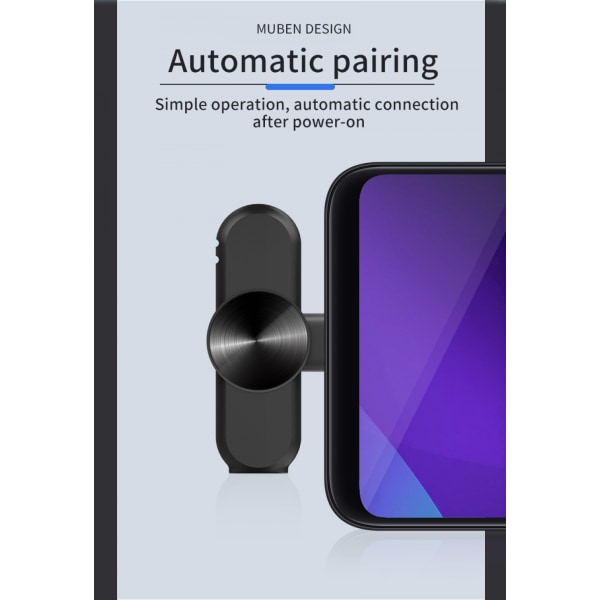 Trådlös Lavalier Lapel Mikrofon för iPhone iPad - Mini Omnidirektionell Kondensator Videoinspelningsmikrofon för Intervju Podcast Vlog YouTube
