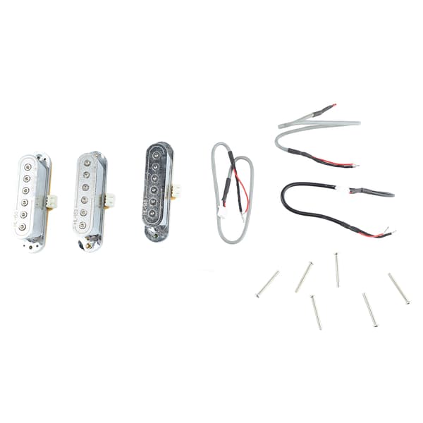 3 st elektriska gitarr pickup 48 50 52mm passiv design single coil låg brus silver gitarr pickup set