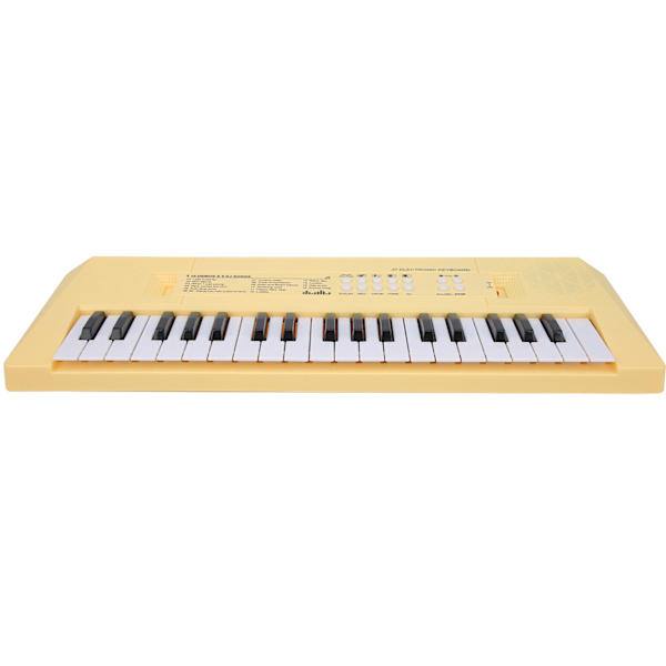 BF‑3738 Musikalsk Keyboard Elektrisk Klaver med 37 Tangenter til Begyndere Uddannelsesinstrument Gul