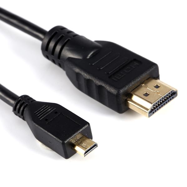 5FT Micro HDMI till HDMI-kabel för GoPro Hero hero3/3+/4-kamera