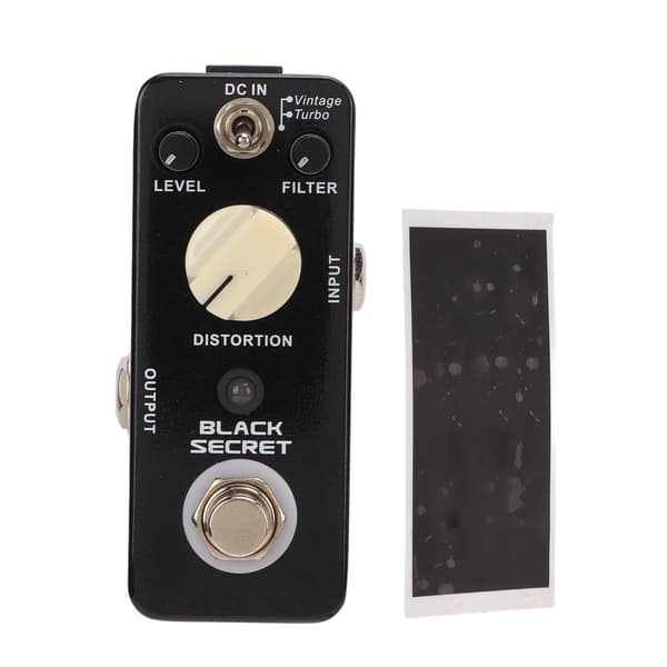 Kitaraefektipoljin Black Secret Classical Distortion True Bypass 2 Tilaa Tarvike