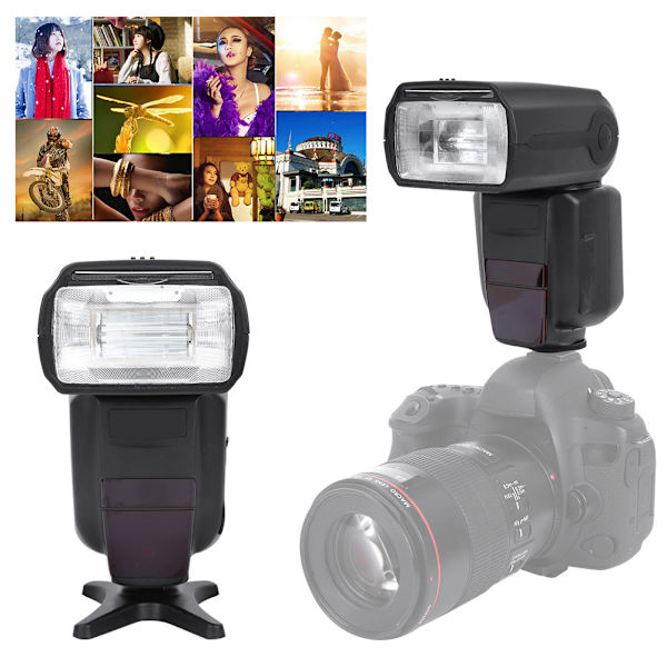 TRIOPO TR-982II TTL 1/8000 Trådlös Master Slave Flash Speedlite för Canon För Nikon SLR-kamera