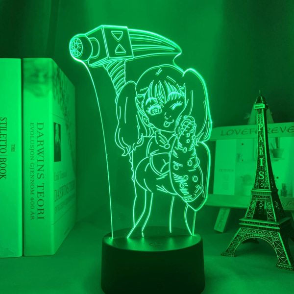 WJ Anime Led Lamp The Seven Deadly Sins Diane Light for Sovrumsdekoration Nanatsu No Taizai Manga Led Nattljus Födelsedagspresent