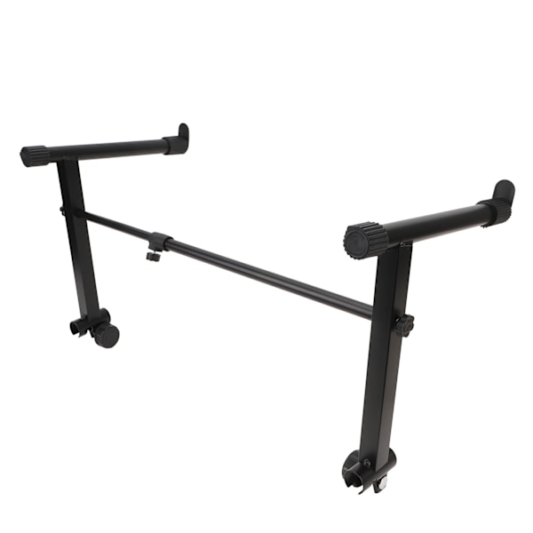 L-formet elektronisk klaverstativforlængeradapter, 2-trins keyboardstativ, 42-75 cm breddejustering