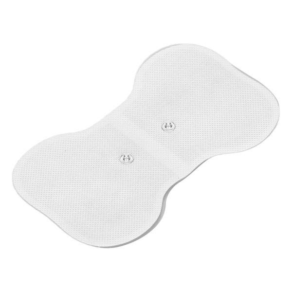 Snap Electrode Pad Icke Vävda Tyg Mjuk Andningsbar Återanvändbar Midja Elektrodplåster för Terapimassager