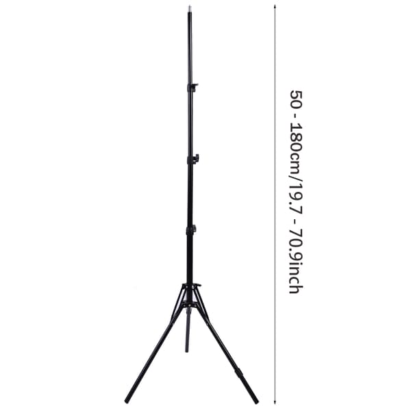 ZOMEI Bærbart Sammenleggbart Fotostudio Lysstativ Belysningstativ for Ring LED-lampe (50 cm)