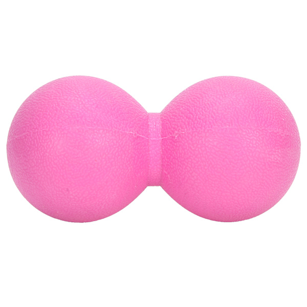 TPR Yoga Massage Ball Muscle Relax Portable Fitness Body Fascia Exercise Ball Set(Black Rose Red Blue ) Noir + Rose Rouge + Bleu