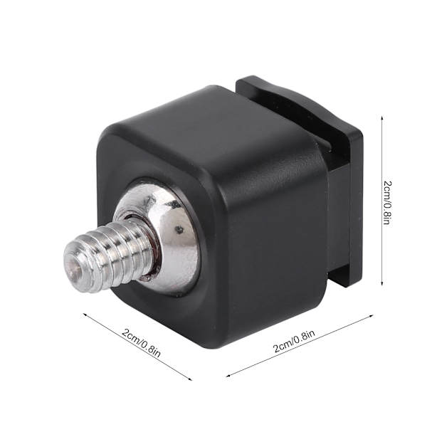 Ulanzi LED-fotograferingsljusstativ kulledsfäste blixtskoadapter för kamera 1/4 tumsskruv