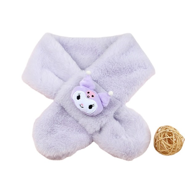 Cute Cartoon Girls Scarf Warm Winter Autumn Kids Collar Scarf Neck Warmer Children Scarf 6-12Y