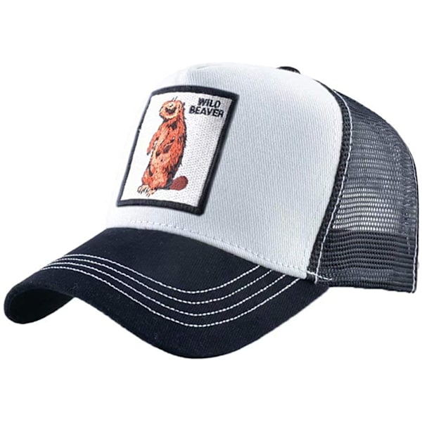 Unisex Dyre Mesh Trucker Hat Snapback Broderet Patch Baseball Caps, SL-WE