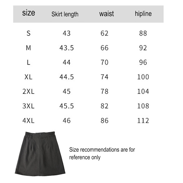 Imitation mocka midjekjol i A-linje grey,XXL