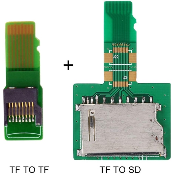 5Set SD TF-kortstik Hun til Micro-SD TF Han Hukommelseskort Kit Forlængeradapter Testværktøjer Extender