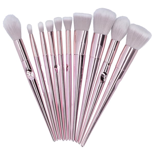 10PCS Makeup Brushes Set Myke Bust for Blush Eye Shadow Eyebrow Highlight