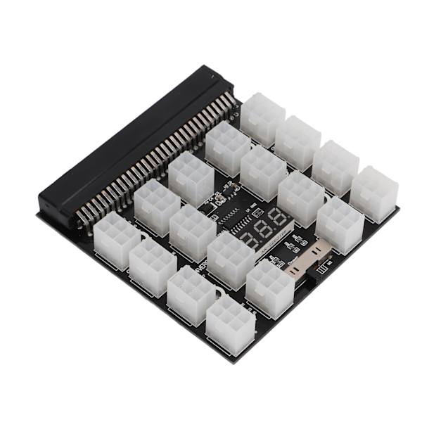 Breakout-levy Power Supply -palvelinsovitin 17 porttia 6-napainen LED-jännite-näyttö lisävaruste
