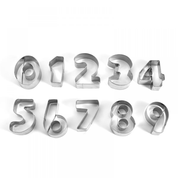 Westmark 35382280 Evästeleikkurit Numerot 0-9, Ammattimainen