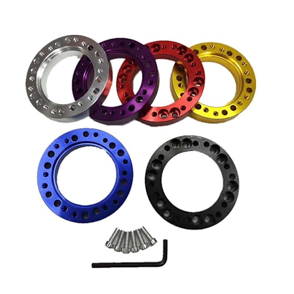 Modifierad racingratt för bil, snabbkoppling 12,5 mm booster för tävling - lila (set)