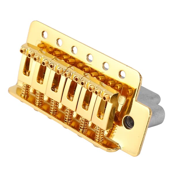 Elektrisk guitar tremolo bro system hals plade sæt til ST guitar (guld)