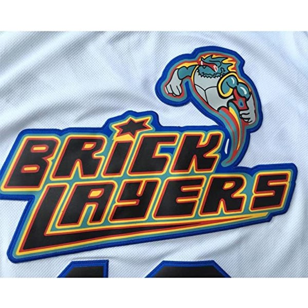 19 Bricklayers MTV Rock N Jock Basketbolltröja vit - M