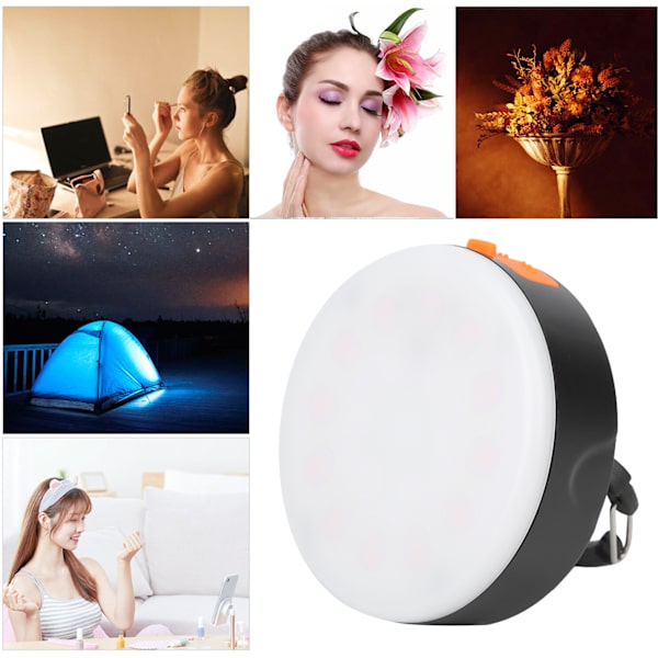 RGB LED-fyllningsljus Magnetisk filmlampa 3200K-6500K Justerbar ljusstyrka för livestreaming smink